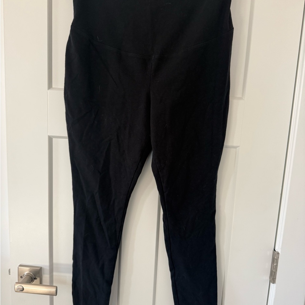 Black High-Waist Maternity Active Leggings